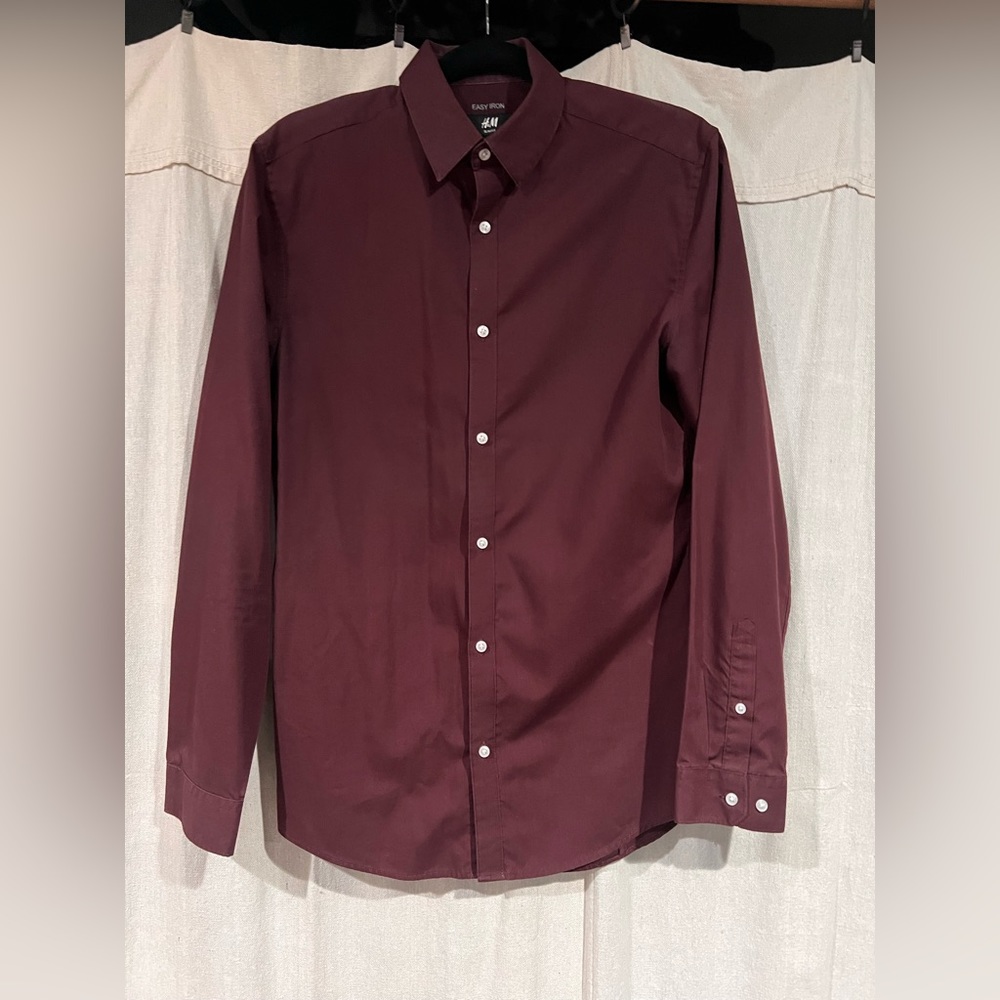 Button up long sleeve dress shirt